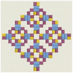 Colorful Quilt Block 16