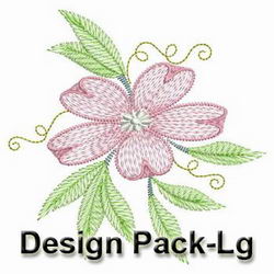 Artistic Flowers machine embroidery designs