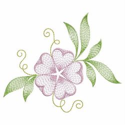 Artistic Flowers 02 machine embroidery designs