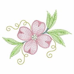 Artistic Flowers 06 machine embroidery designs