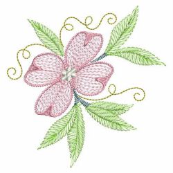 Artistic Flowers 07 machine embroidery designs