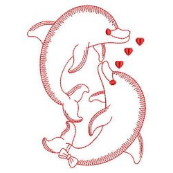 Redwork Best Friends 03 machine embroidery designs