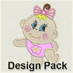 FSL Baby Girl Applique machine embroidery designs