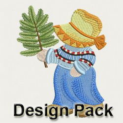 Christmas Sunbonnets machine embroidery designs