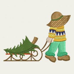 Christmas Sunbonnets 02 machine embroidery designs