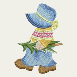 Christmas Sunbonnets 04 machine embroidery designs
