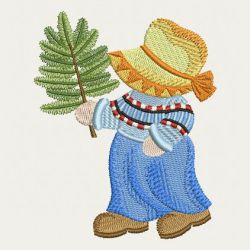 Christmas Sunbonnets 10 machine embroidery designs