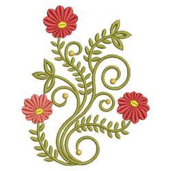 Swirly Floral Deco 02 machine embroidery designs
