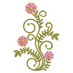 Swirly Floral Deco 06 machine embroidery designs