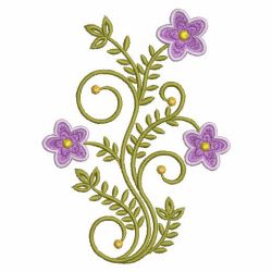 Swirly Floral Deco 08 machine embroidery designs
