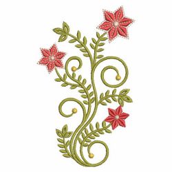 Swirly Floral Deco 09 machine embroidery designs