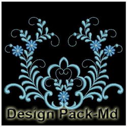 Flower Corners machine embroidery designs