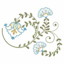 Jacobean Florals 02 machine embroidery designs