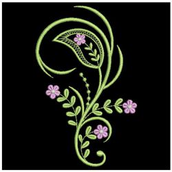Swirly Flowers 05 machine embroidery designs