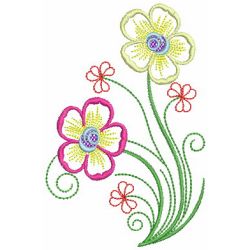 Swirly Heirloom Floral 08 machine embroidery designs