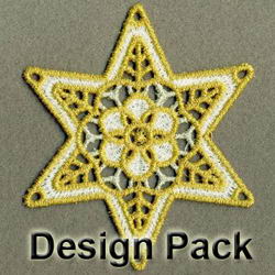 FSL Metallic Snowflakes machine embroidery designs