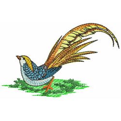 Pheasant 09 machine embroidery designs