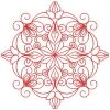 Redwork Fancy Quilt 08