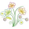 Swirly Heirloom Floral 06