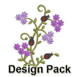 Colorful Floral machine embroidery designs
