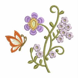 Colorful Floral 02 machine embroidery designs