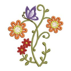 Colorful Floral 03 machine embroidery designs