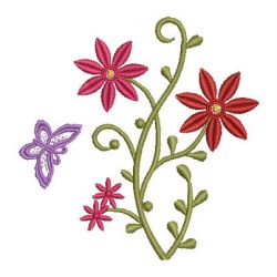 Colorful Floral 07 machine embroidery designs