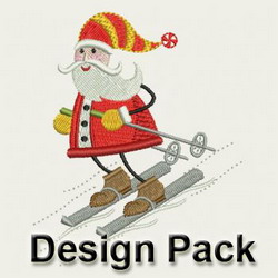 Stick Santas machine embroidery designs
