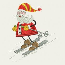 Stick Santas 10 machine embroidery designs