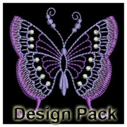 Vintage Butterfly machine embroidery designs