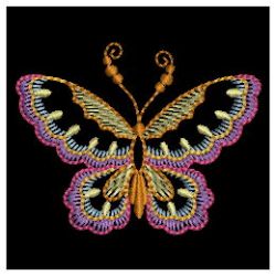 Vintage Butterfly 08 machine embroidery designs