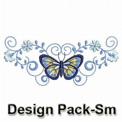 Elegant Butterfly Borders machine embroidery designs