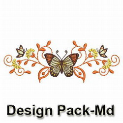 Elegant Butterfly Borders machine embroidery designs
