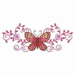 Elegant Butterfly Borders 03 machine embroidery designs