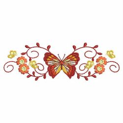Elegant Butterfly Borders 09 machine embroidery designs