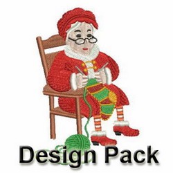 Mrs Claus machine embroidery designs