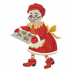 Mrs Claus 01 machine embroidery designs