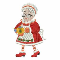 Mrs Claus 08 machine embroidery designs