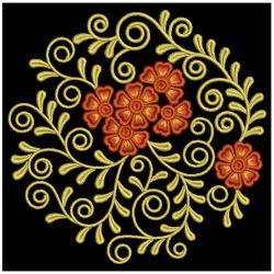 Flowers Circle Deco 04 machine embroidery designs