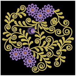 Flowers Circle Deco 10 machine embroidery designs