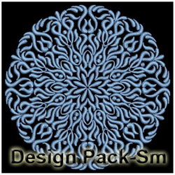 Round Fancy Symmetry machine embroidery designs