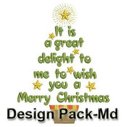 Christmas Greetings machine embroidery designs