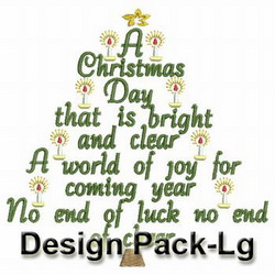 Christmas Greetings machine embroidery designs