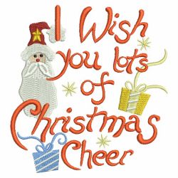 Christmas Greetings 07 machine embroidery designs