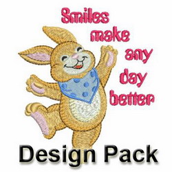 Happy Rabbit machine embroidery designs