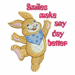 Happy Rabbit 01 machine embroidery designs