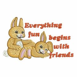 Happy Rabbit 04 machine embroidery designs
