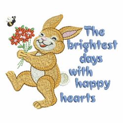 Happy Rabbit 08 machine embroidery designs