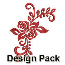 Heirloom Damask Roses 2 machine embroidery designs