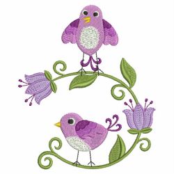 Cute Bird Adornment 05 machine embroidery designs